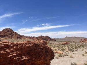 VALLEY OF FIRE state park view